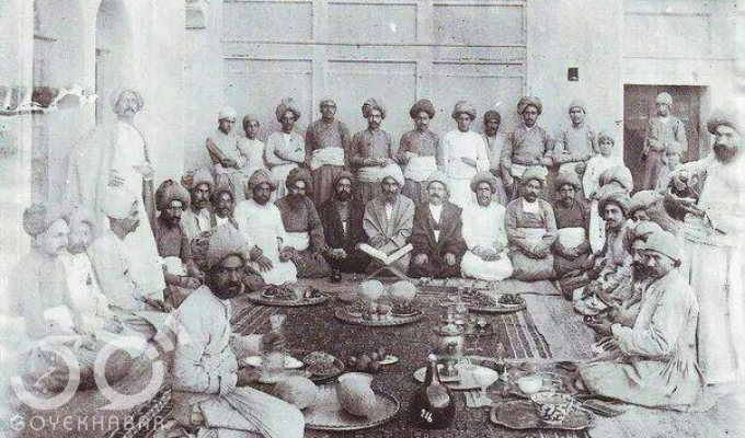 عکس/ شب یلدا در دوره قاجار