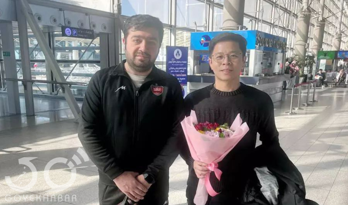 عکس/ ورود ناظر بازی پرسپولیس و النصر به تهران