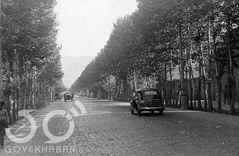  عکس/ نمایی فوق العاده از ۸۳ سال پیش خیابان ولیعصر وقتی سنگ فرش بود 