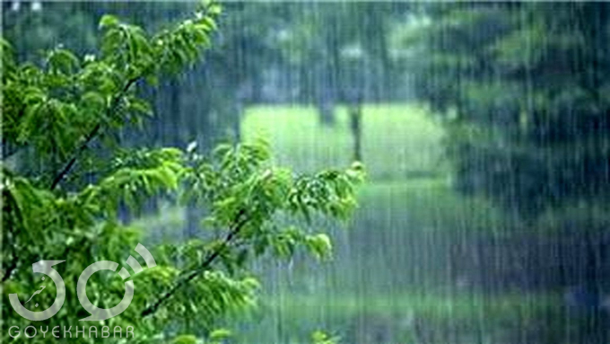 آسمان آبی بابل پس از باران پاییزی